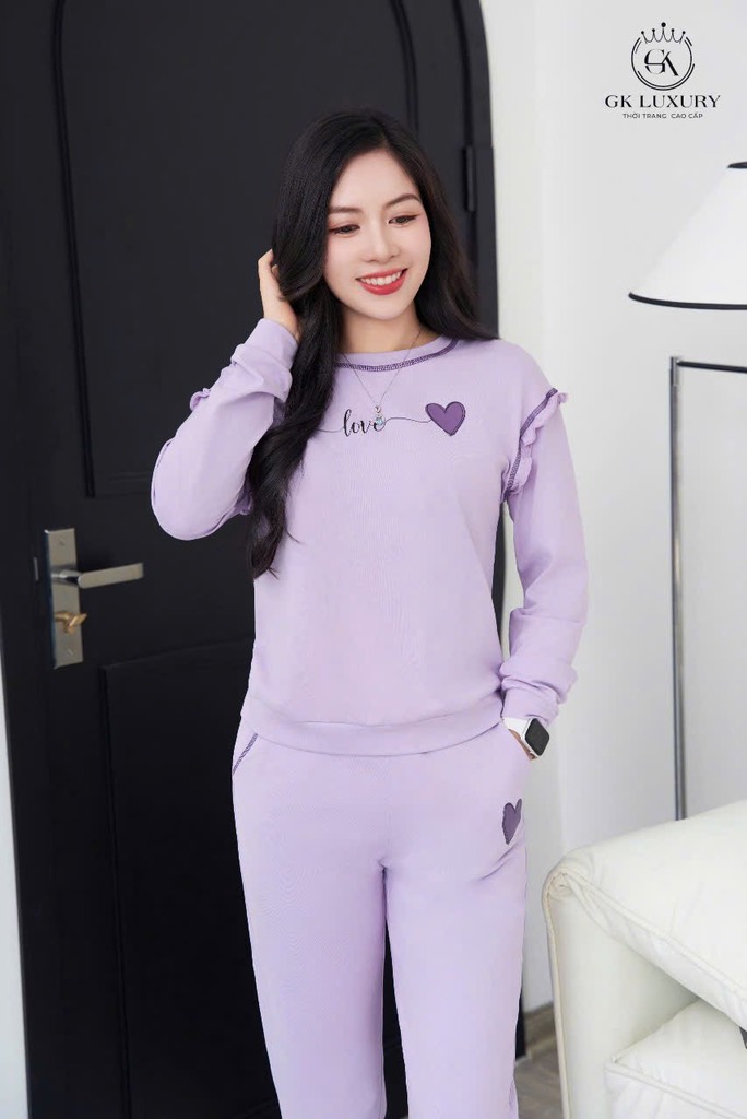 Bộ GK cotton bèo tay dài q.dài GK148