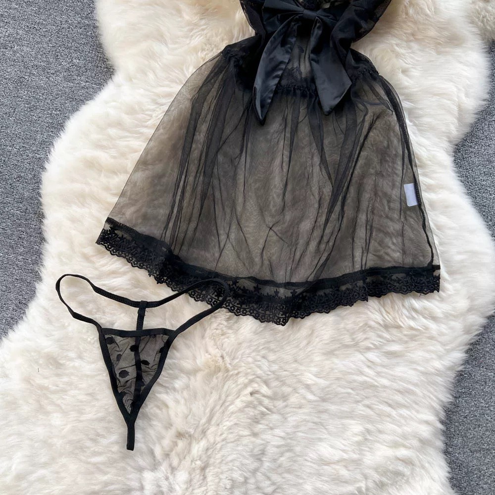 Váy ngủ ren xuyên thấu 9281