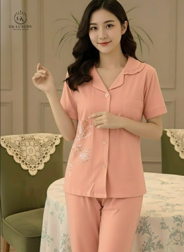 Bộ cotton áo tay cộc ,QL -gk26261