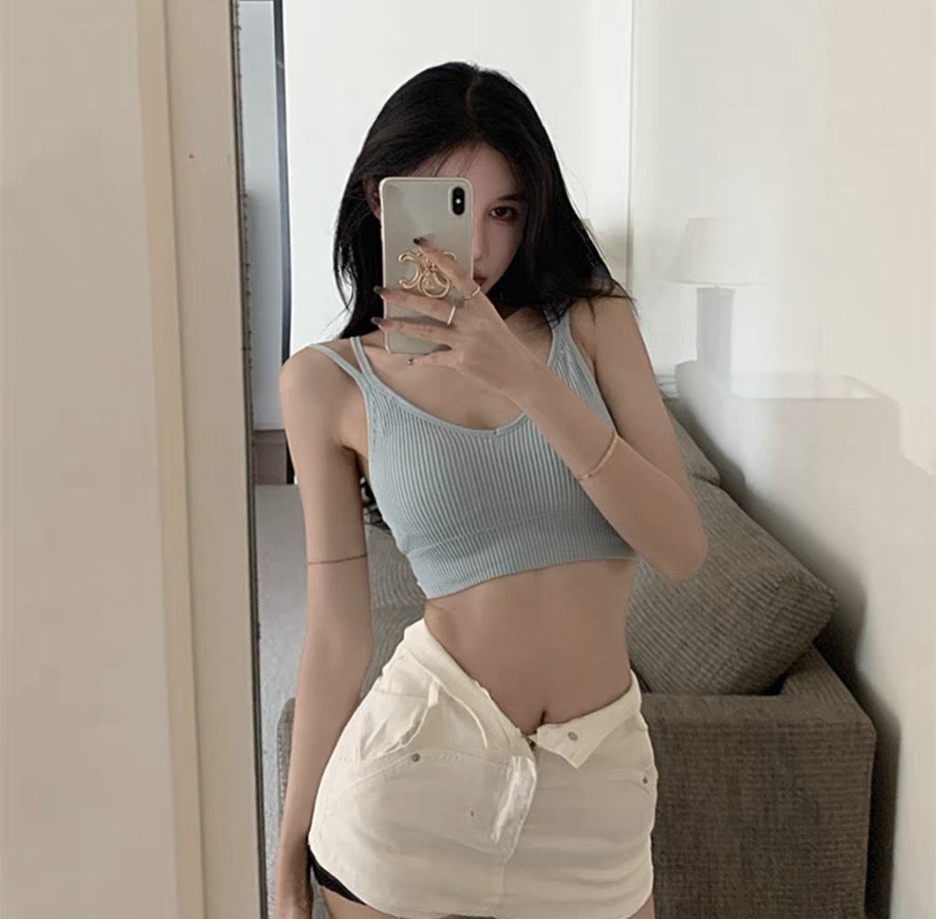 áo bra cotton đệm liền 831