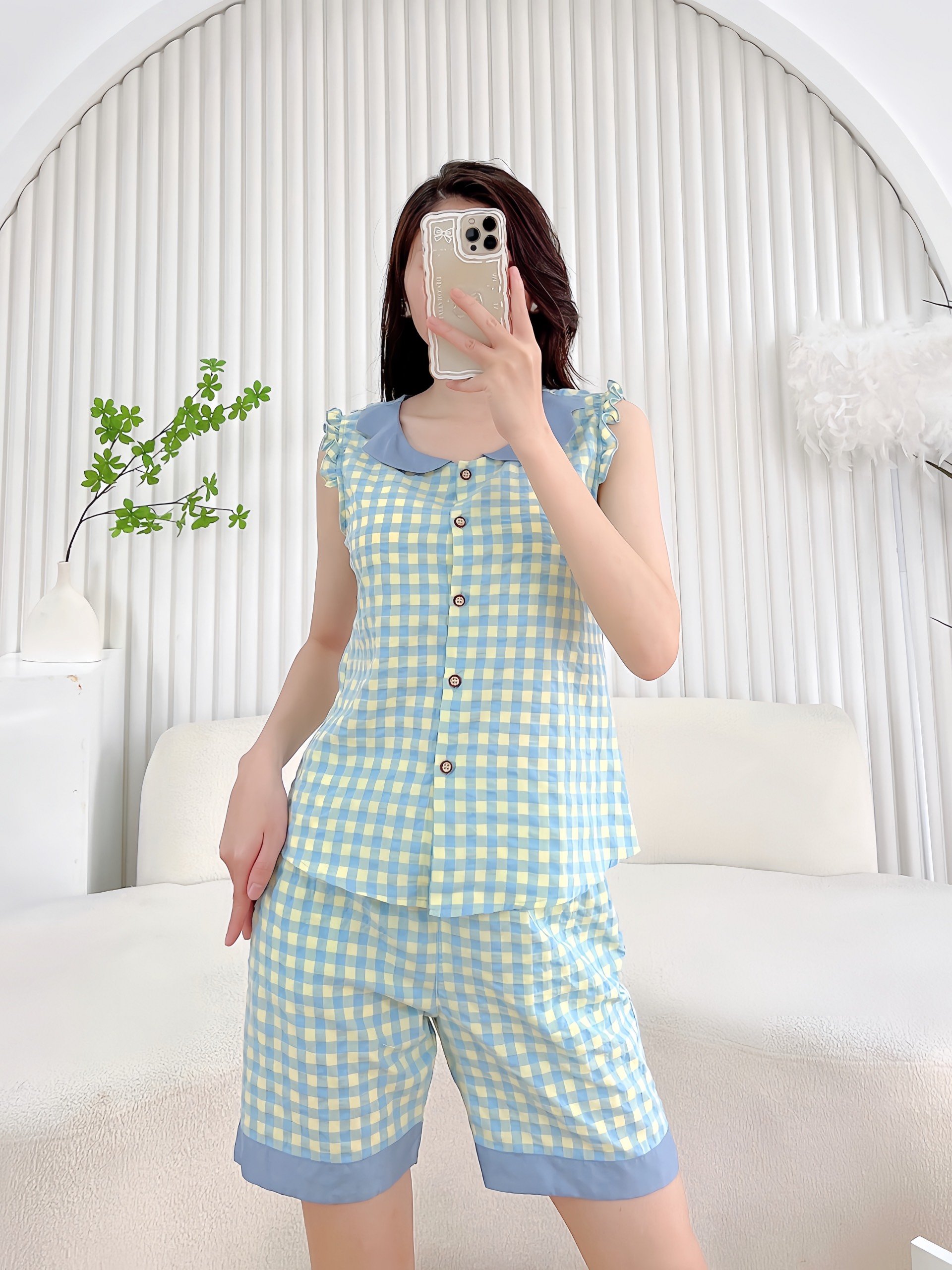 Bộ sweet thô áo sát lách quần đùi S23-704