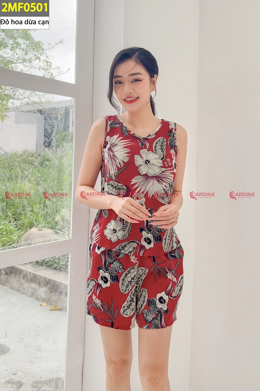 Bộ  đùi CARDINA áo sát nách 2MF0