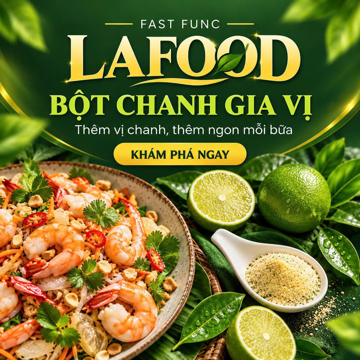 Bột chanh gia vị