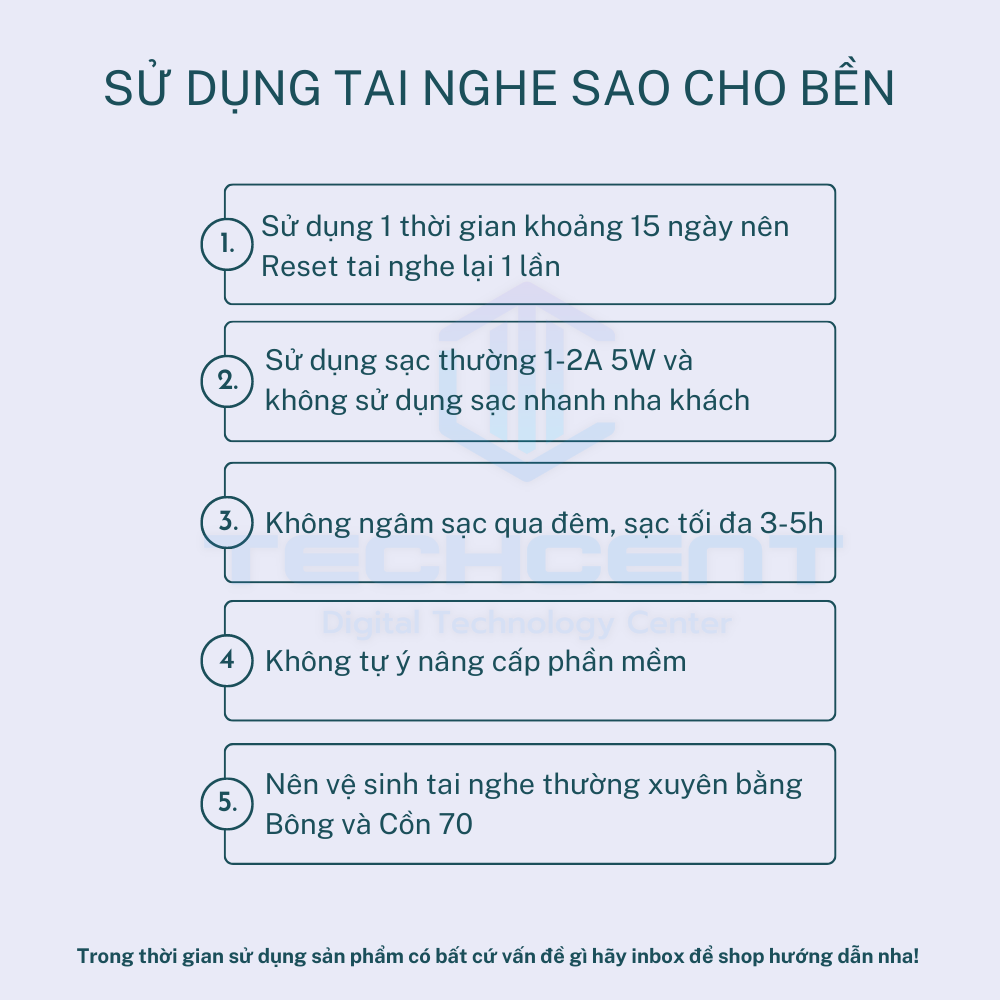 Sử dụng tai nghe Hổ Vằn sao cho bền?