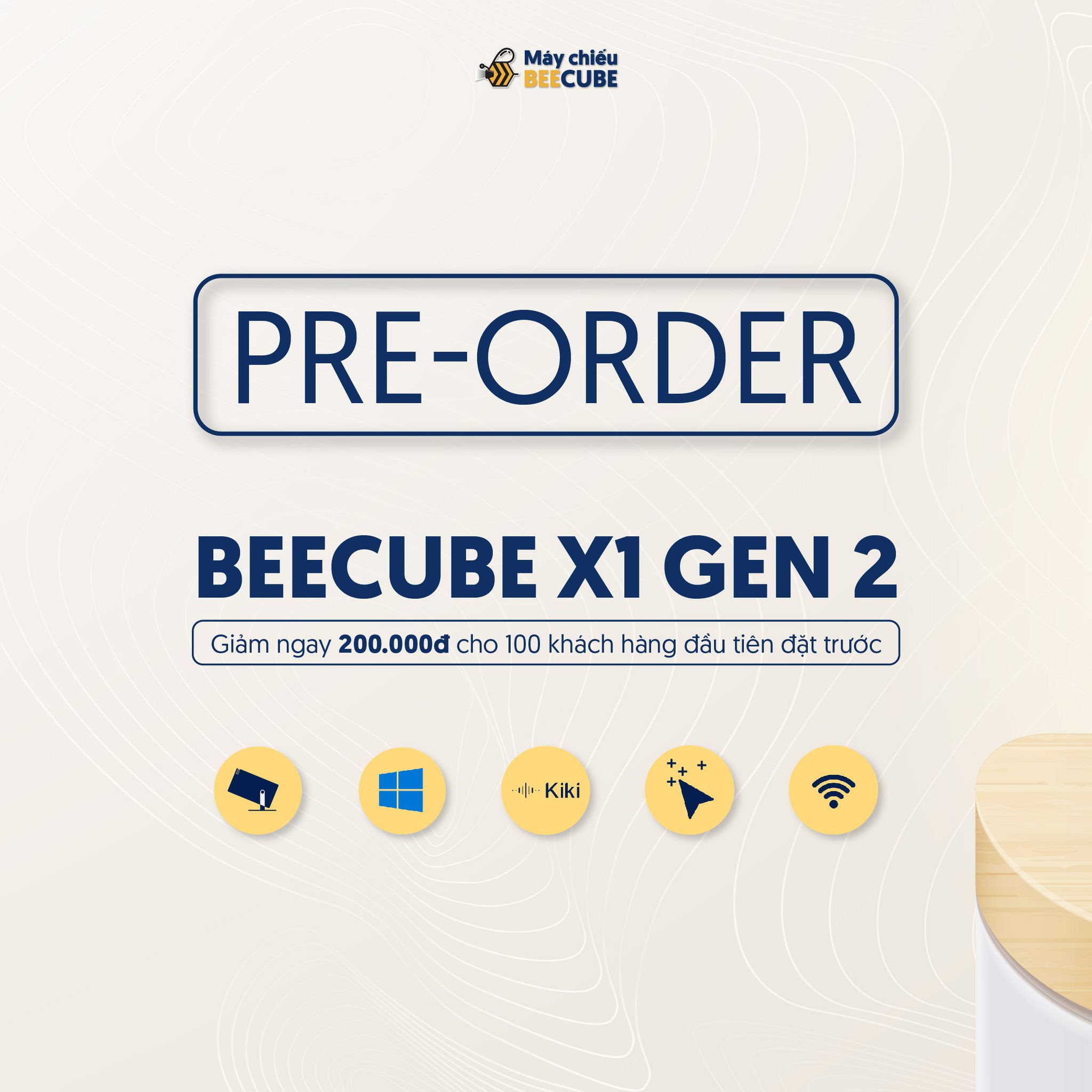 GIẢM NGAY 200.000đ CHO 100 KHÁCH HÀNG ĐẦU TIÊN ĐẶT TRƯỚC BEECUBE X1 GEN2