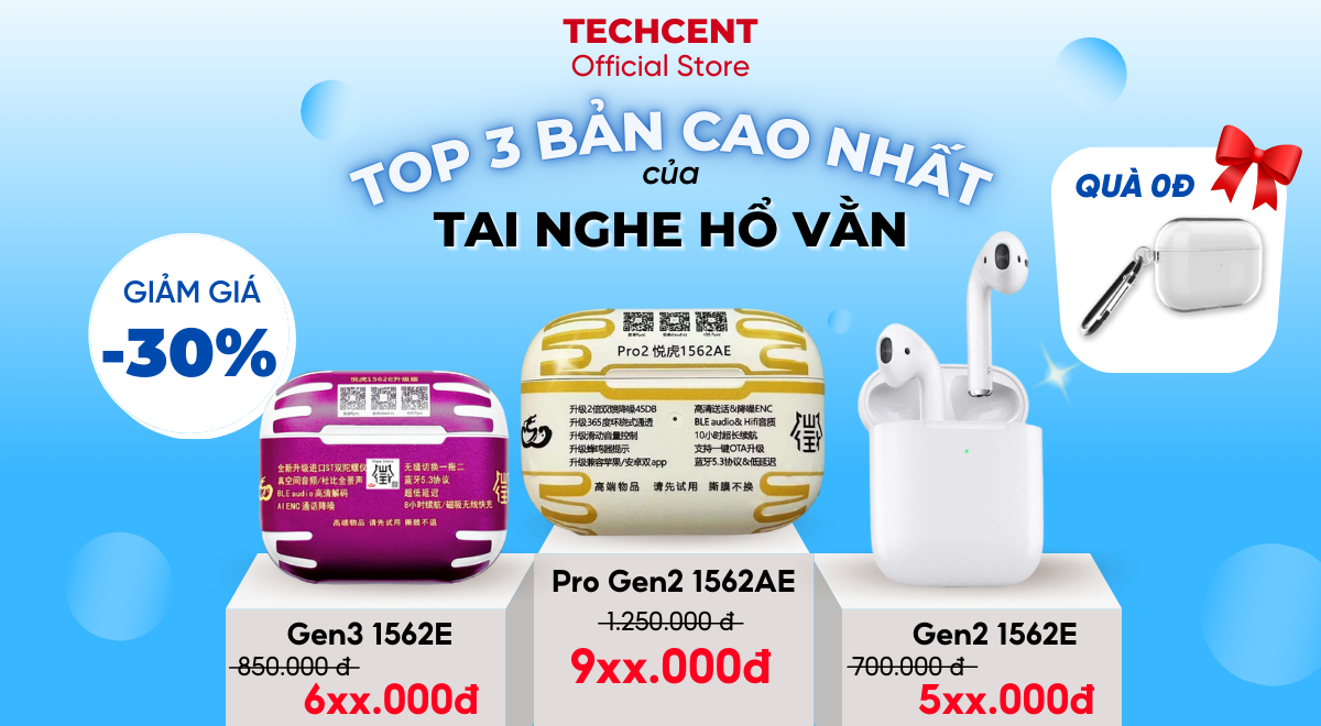 Top 3 bản Airpods Hổ Vằn cao nhất hiện nay