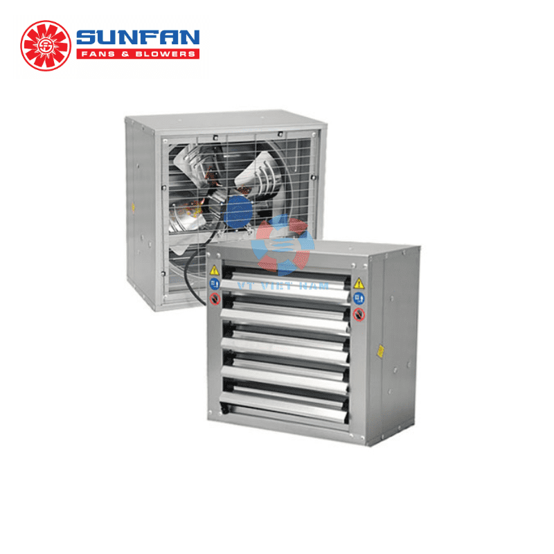Quạt Thông Gió Vuông 400x400 Sunfan HVT 400