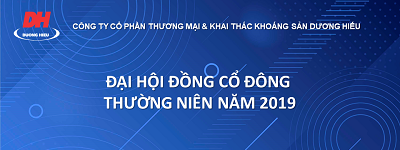 Biên bản và Nghị quyết ĐHĐCĐ thường niên năm 2019