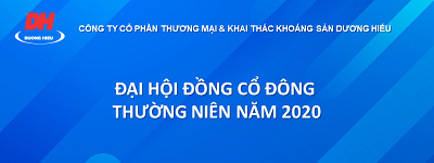 Thông báo chốt danh sách tổ chức ĐHĐCĐ thường niên 2020