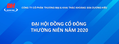 Tài liệu họp bổ sung ĐHĐCĐ thường niên 2020