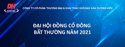 Thư mời họp ĐHĐCĐ bất thường năm 2021