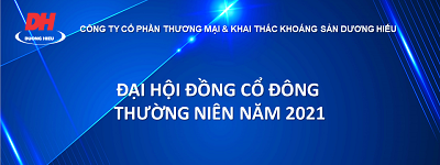 Biên bản và Nghị quyết ĐHĐCĐ thường niên 2021