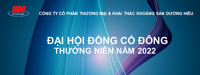 Tài liệu bổ sung Đại hội đồng Cổ đông năm 2022