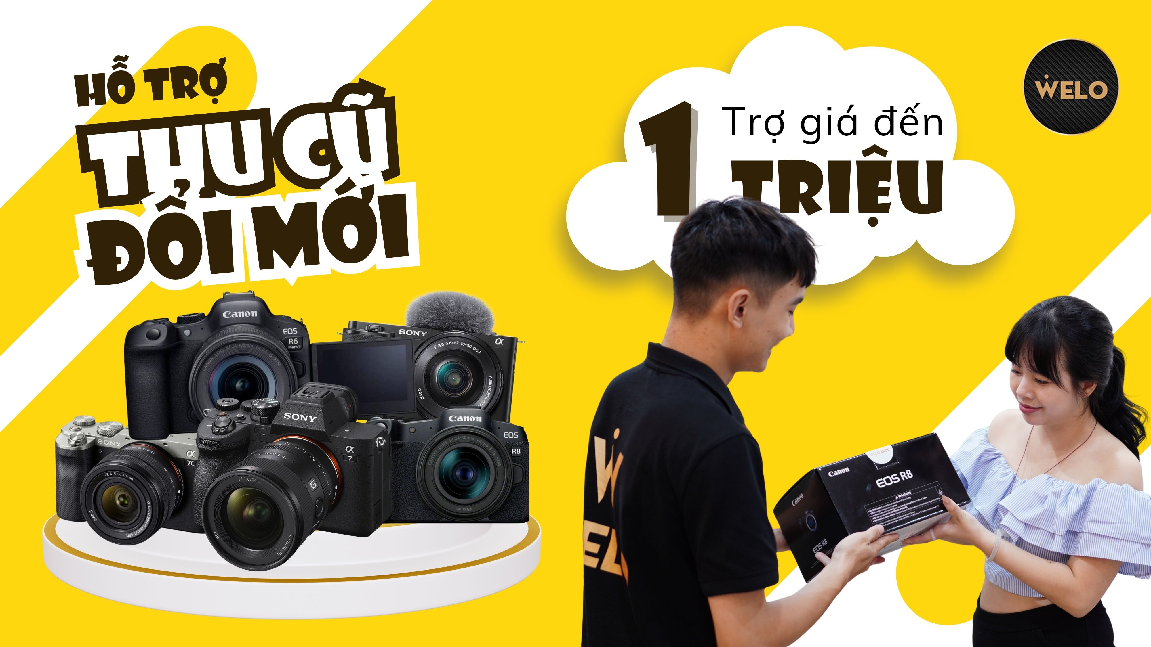 HỖ TRỢ THU CŨ ĐỔI MỚI - LÊN ĐỜI MẢY ẢNH CHUYÊN NGHIỆP, DỄ DÀNG