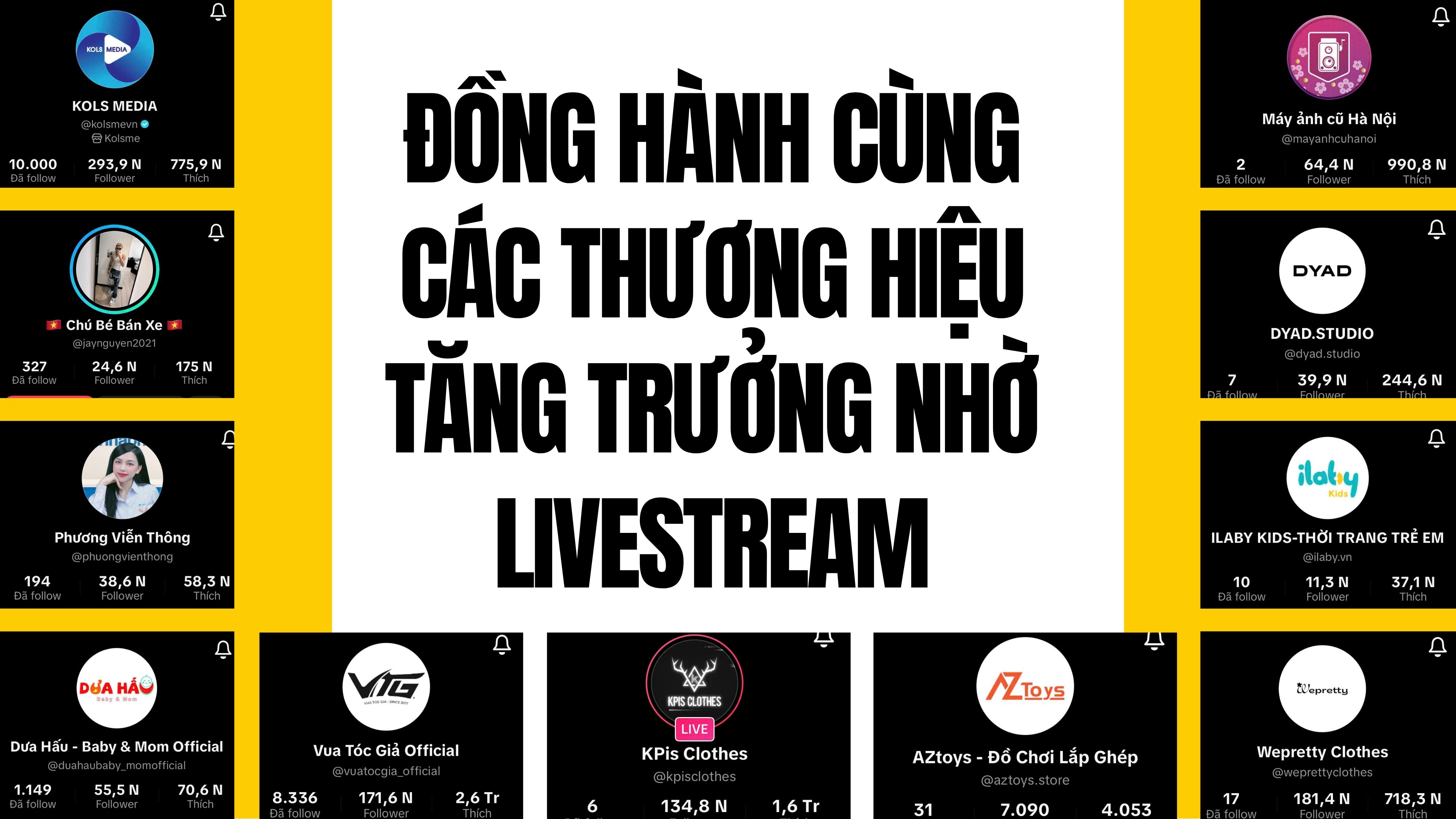 ĐỒNG HÀNH CÙNG CÁC THƯƠNG HIỆU TĂNG TRƯỞNG NHỜ LIVESTREAM - WELO