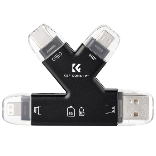 Đầu đọc thẻ nhớ K&F Concept SD Card Reader không lưu trữ thẻ nhớ