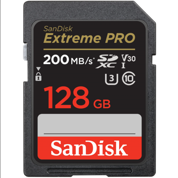 Thẻ nhớ SD 128GB SanDisk Extreme Pro 200 MB/s