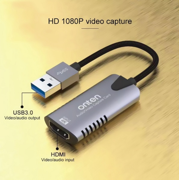 Cáp ghi hình HDMI sang USB 3.0 Onten OTN-US323