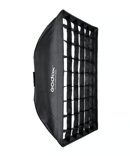 Combo đèn Studio ET-300S + Chân đèn + Softbox Godox 60x90 tổ ong