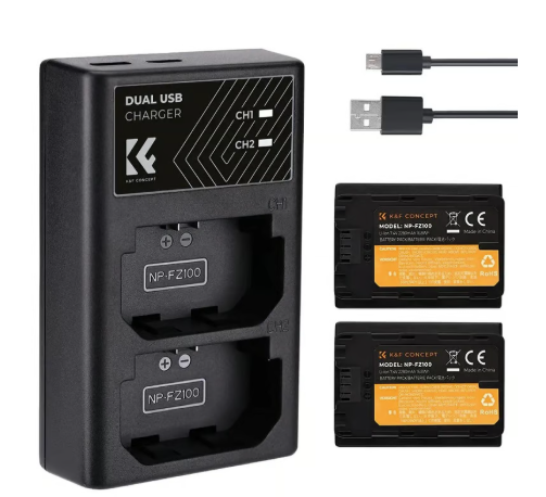 Pin sạc đôi K&F Concept NP-FZ100