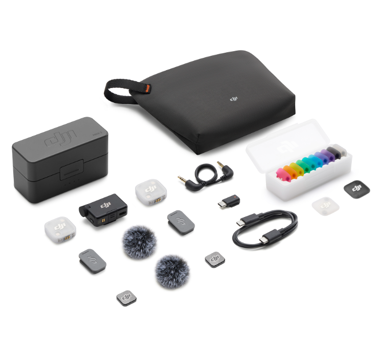 DJI Mic Mini 2 (2 TX + 1 RX + Charging Case)