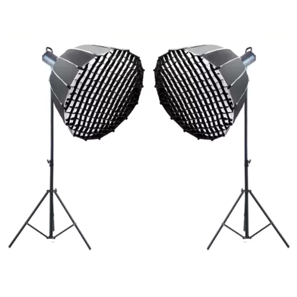 Combo đèn Studio livestream thời trang cơ bản ( 2 Combo đèn ET-300S 220W kèm softbox )