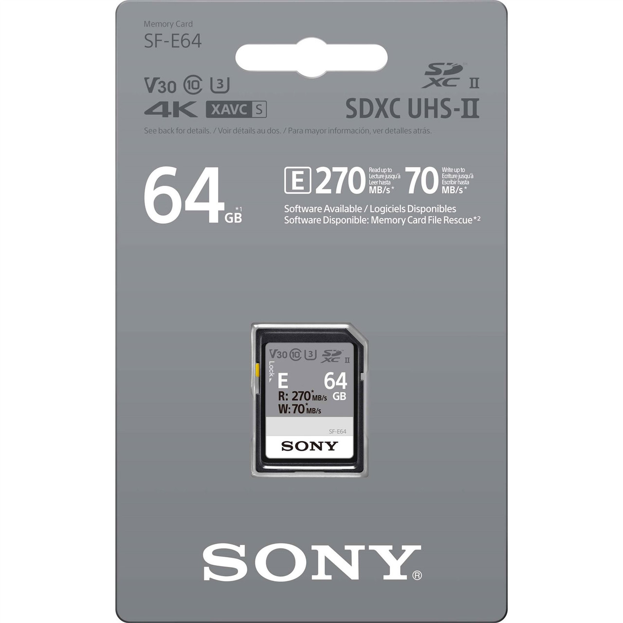 Thẻ nhớ Sony SD 64GB 270MB/s