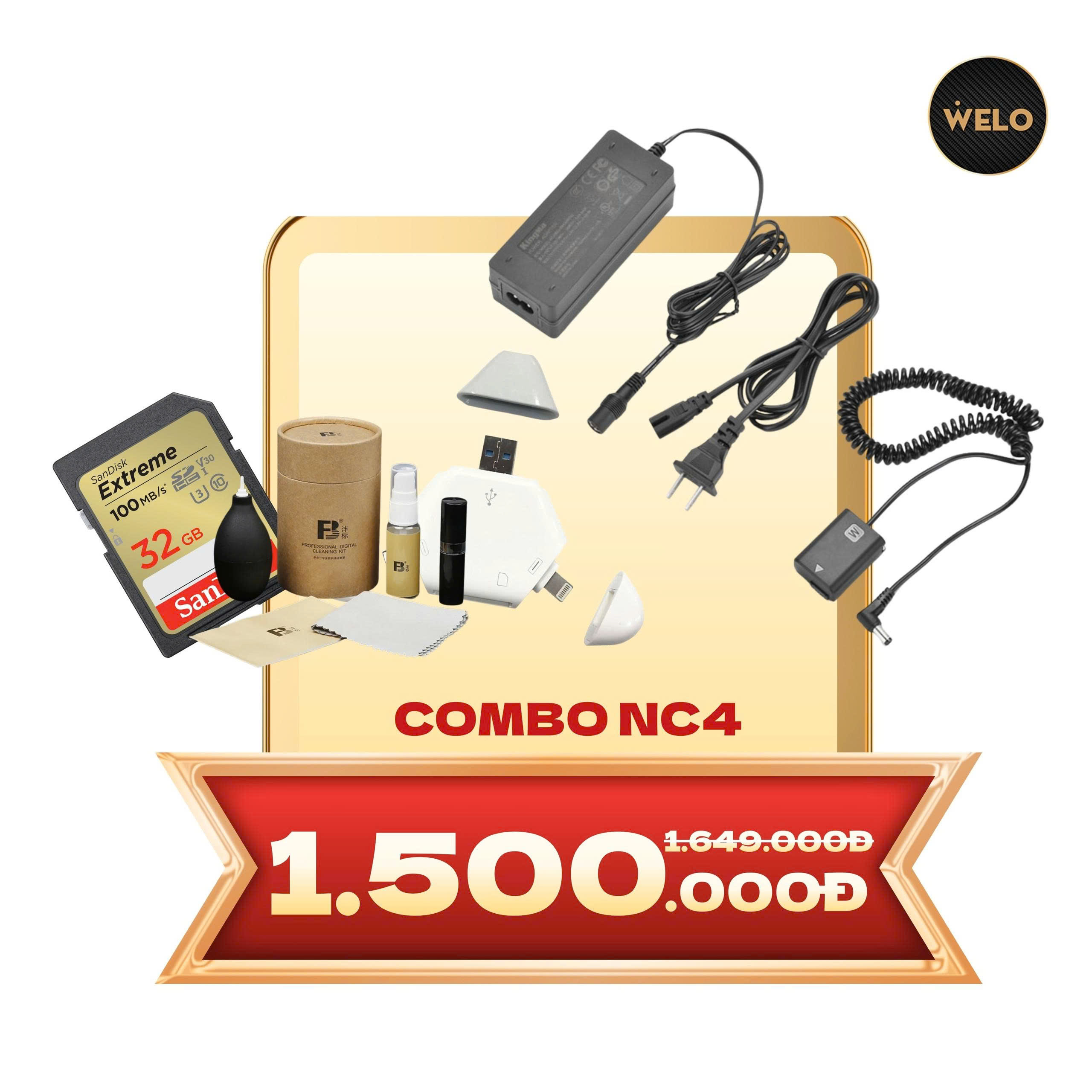 Combo Phụ Kiện Máy Máy Ảnh (Nâng cấp)