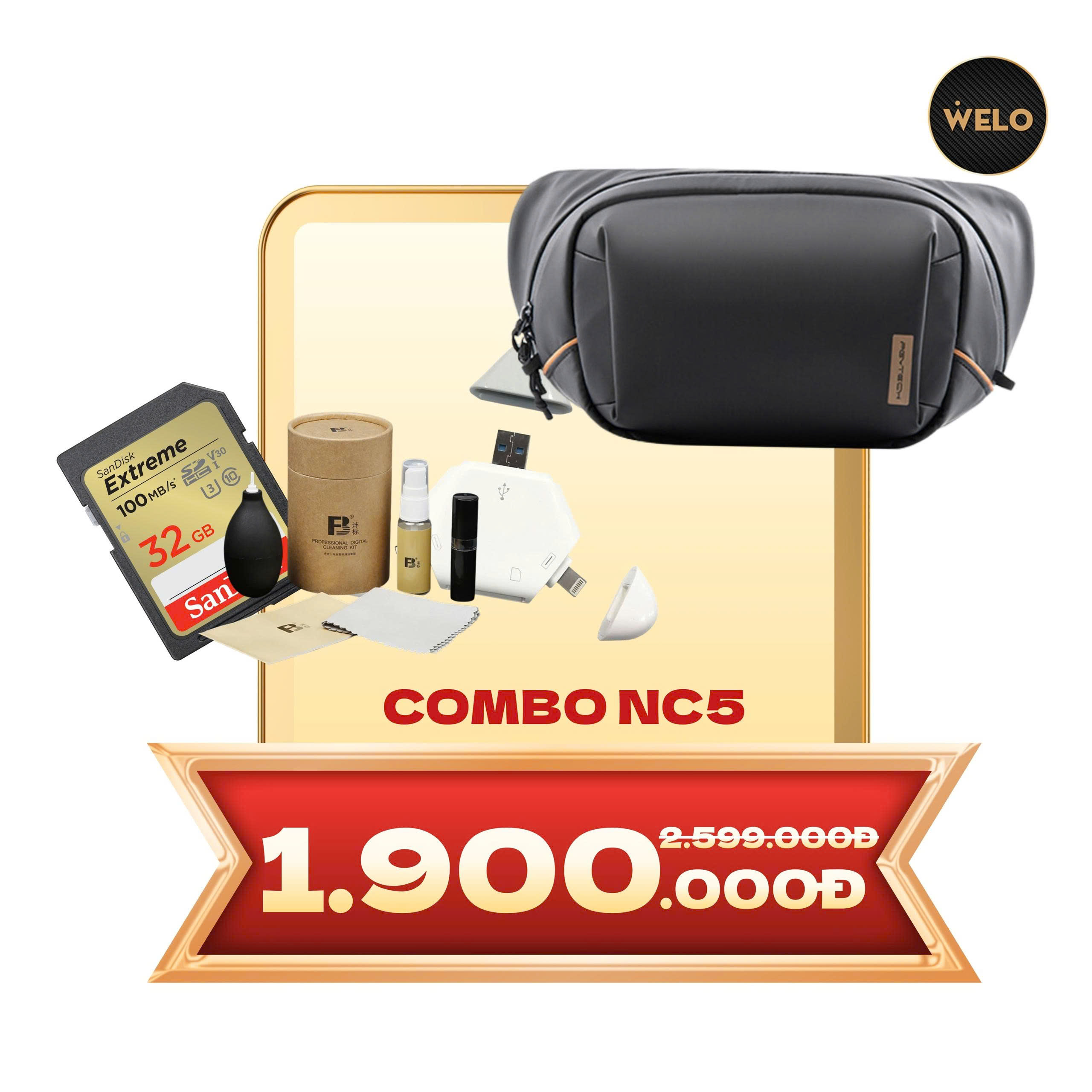 Combo Phụ Kiện Máy Máy Ảnh (Nâng cấp)