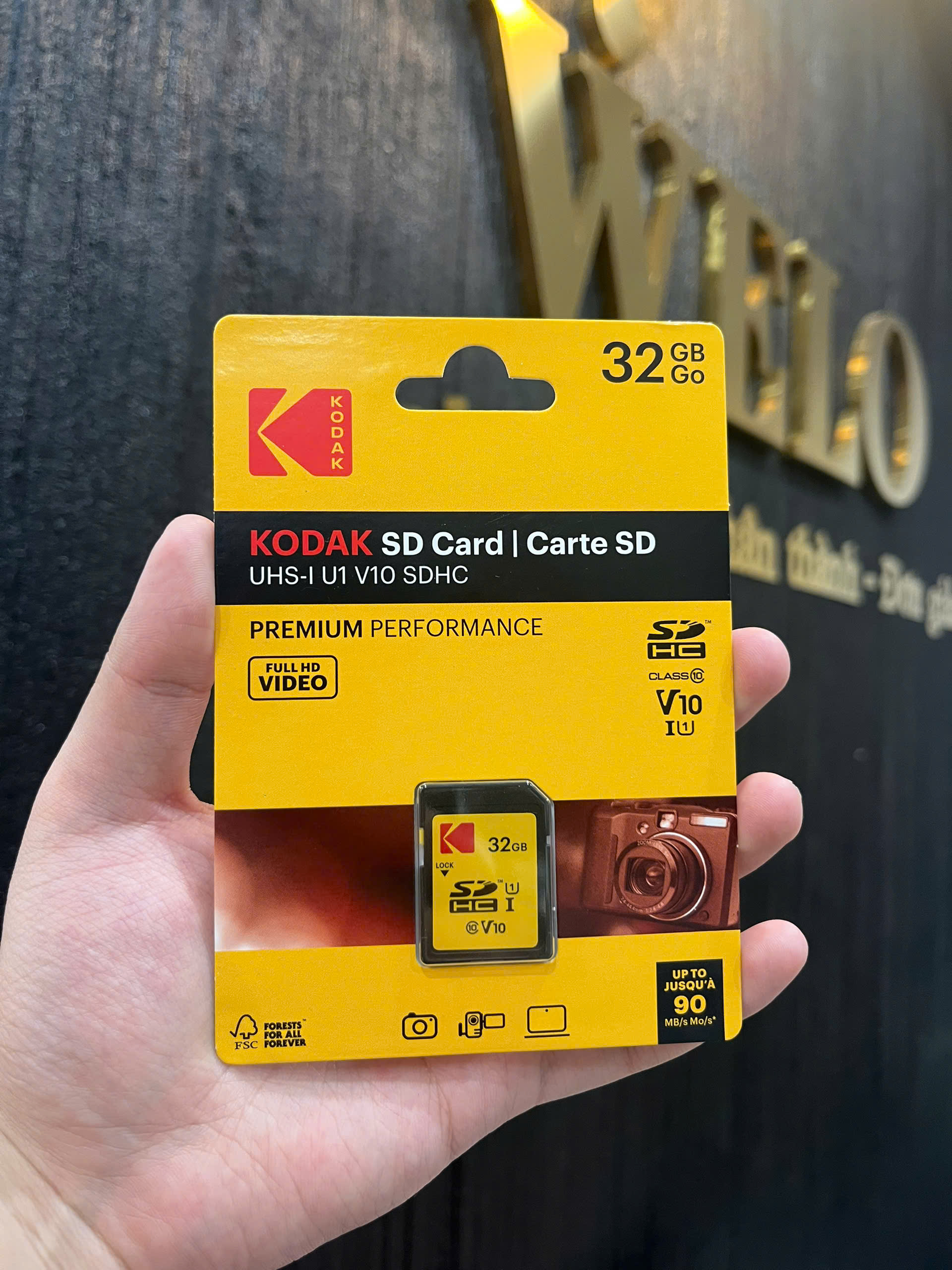 Thẻ nhớ SD Kodak 32GB Class 10 V30