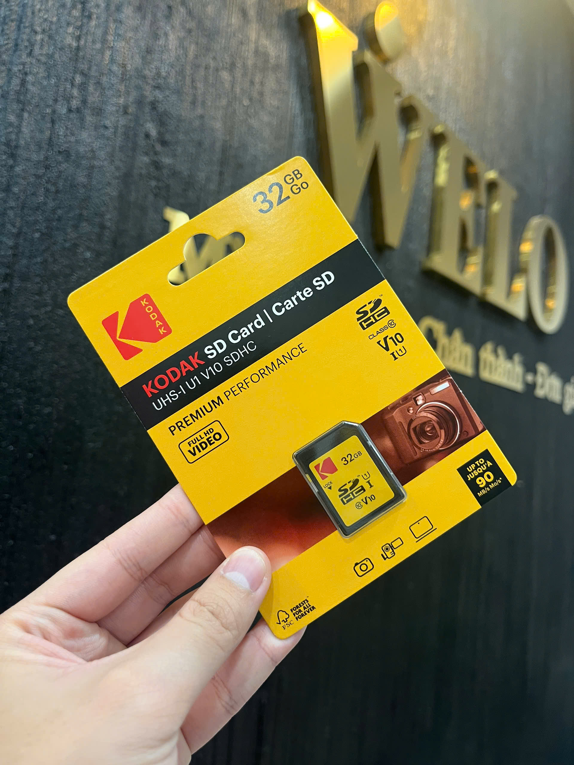 Thẻ nhớ SD Kodak 32GB Class 10 V30