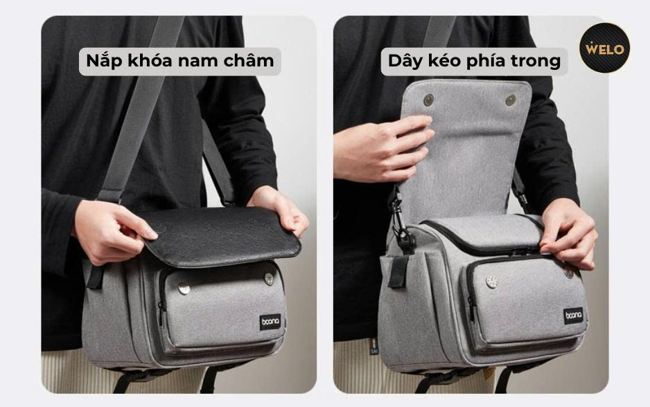 Túi đựng máy ảnh đeo chéo Boona
