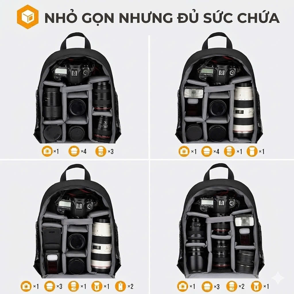 Balo máy ảnh GUFENG TM08
