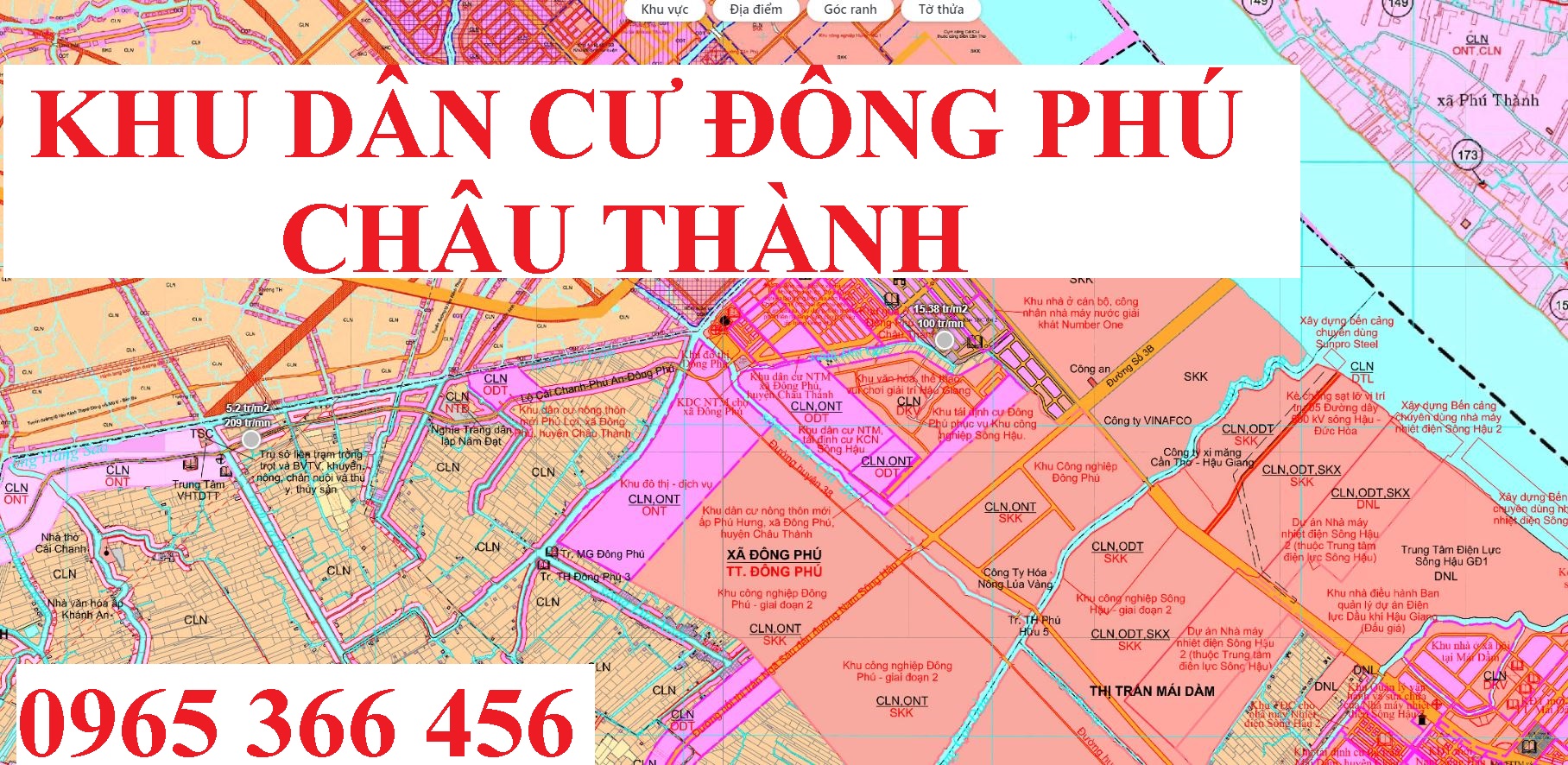 Khu định cư Đông Phú, huyện Châu Thành, tỉnh Hậu Giang