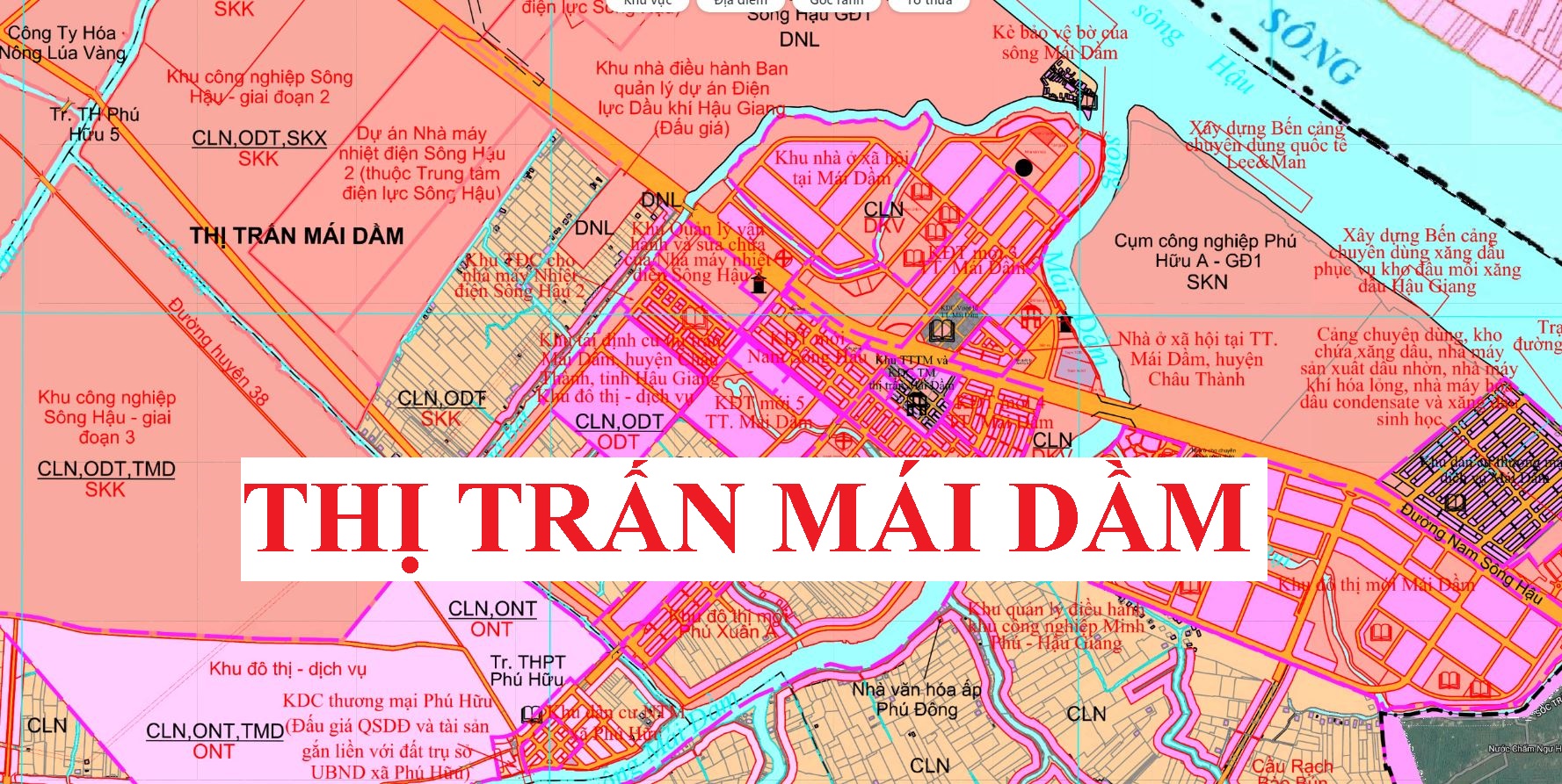 Thị trấn Mái Dầm, huyện Châu Thành, tỉnh Hậu Giang | Trung tâm công nghiệp của huyện Châu Thành