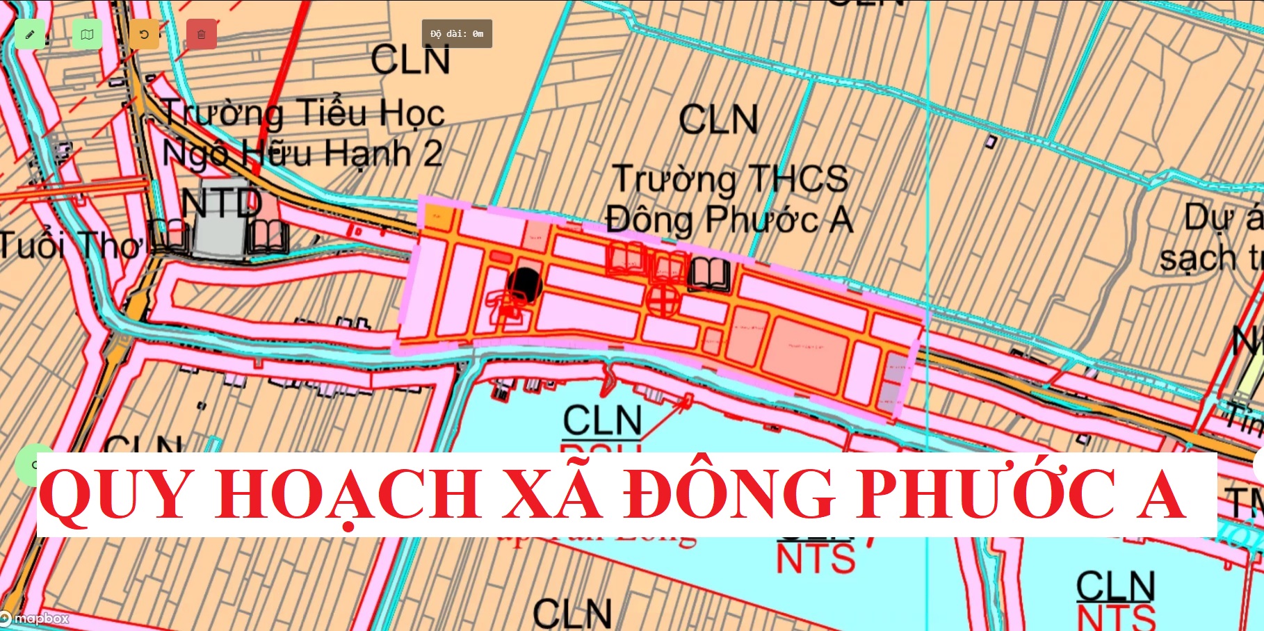 Quy hoạch xã Đông Phước A, huyện Châu Thành, tỉnh Hậu Giang đến năm 2030