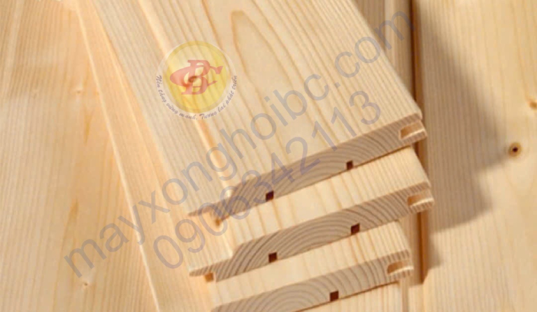 Gỗ thông phòng xông hơi khô