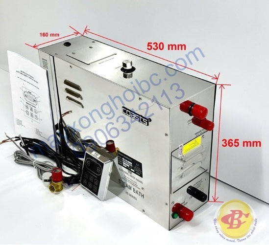 Máy xông hơi ướt Coasts 7,5kw KSB