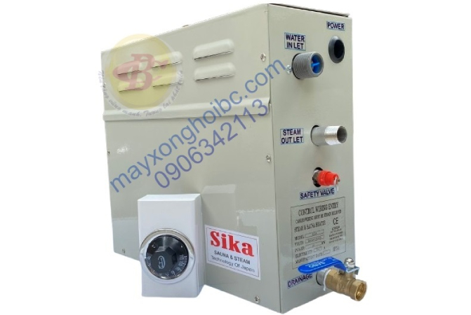 Máy xông hơi ướt Sika 7.5kw cơ