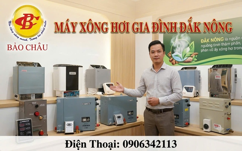 Máy xông hơi gia đình đắc nông