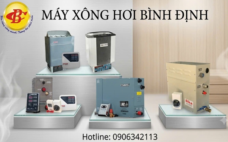 Máy xông hơi giá rẻ bình định