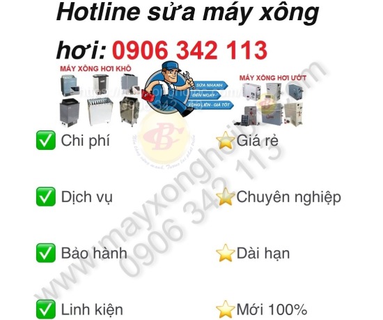 Sửa máy xông hơi gia đình