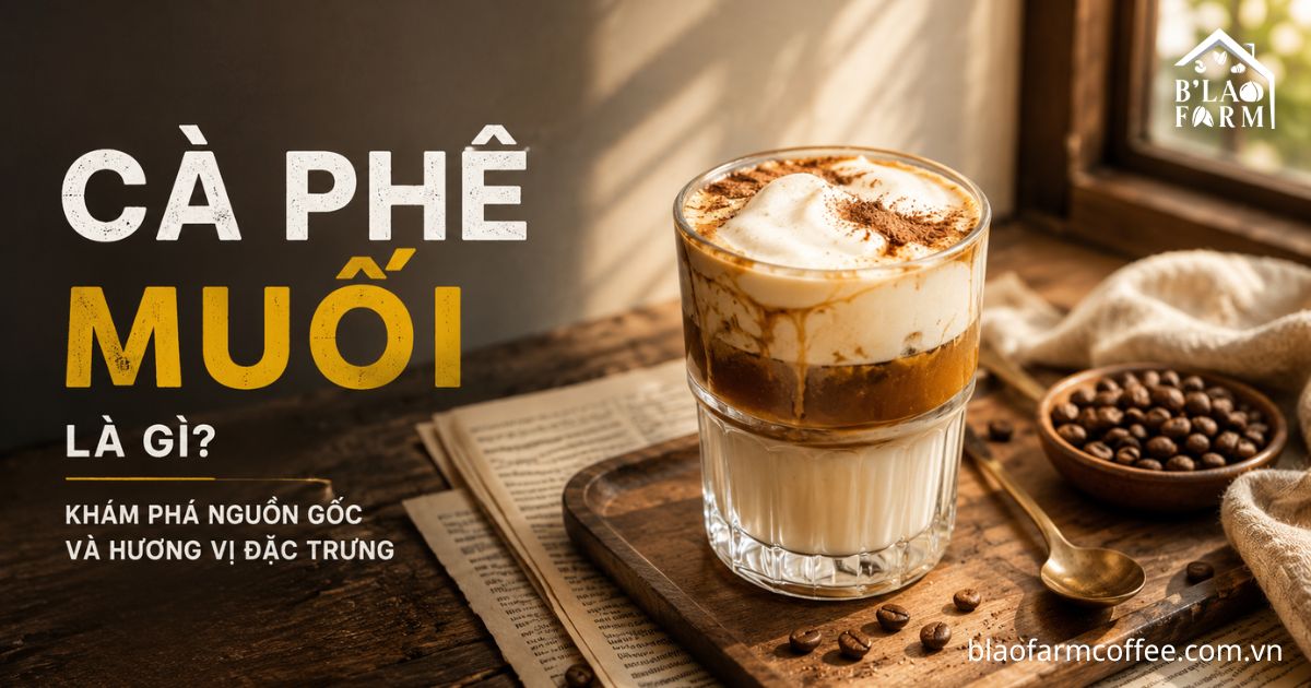 Cà phê muối là gì? Khám phá nguồn gốc và hương vị đặc trưng
