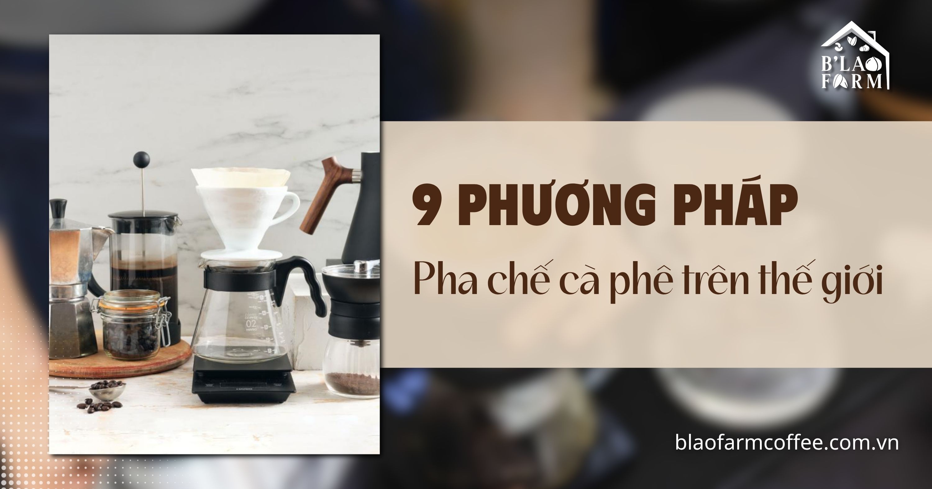 9 phương pháp pha chế cà phê trên thế giới