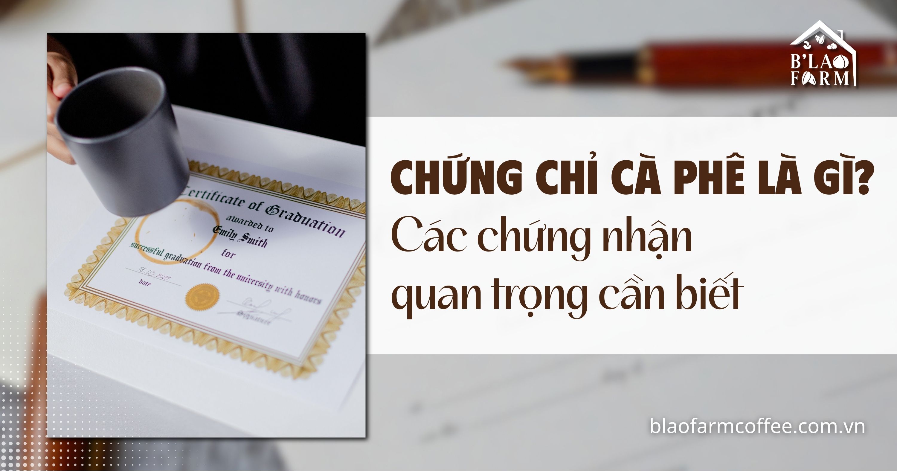 Chứng chỉ cà phê là gì? Các chứng nhận quan trọng cần biết