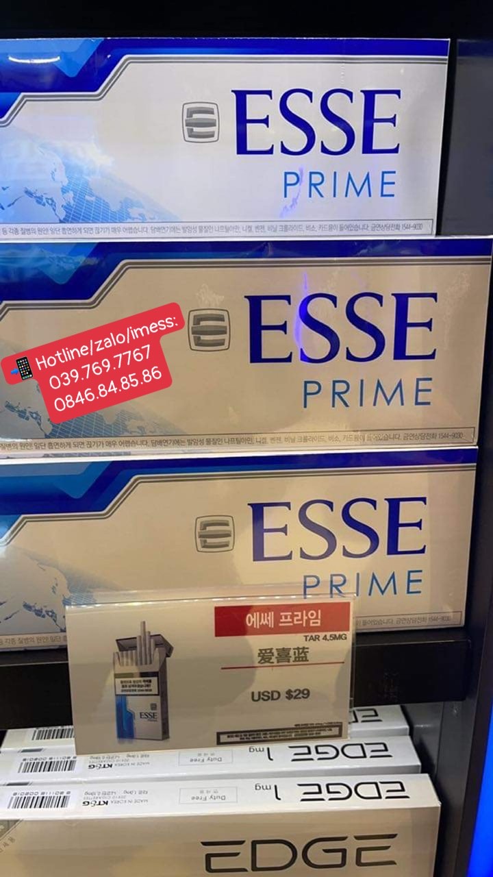 Thuốc lá Esse Prime, Esse Prime, Thuốc lá Esse Prime Hàn Quốc, Esse Prime Hàn Quốc, thuốc lá Esse Hàn Quốc