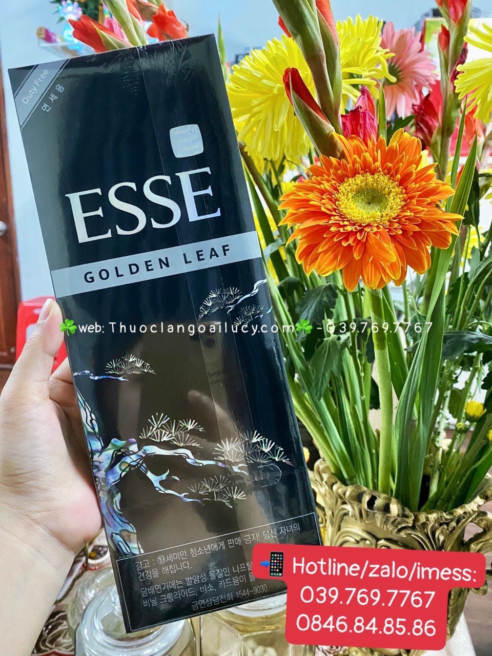 Essa Golden Lab Thuốc lá Esse Golden Leaf trắng | Thuoclangoaixachtay.com