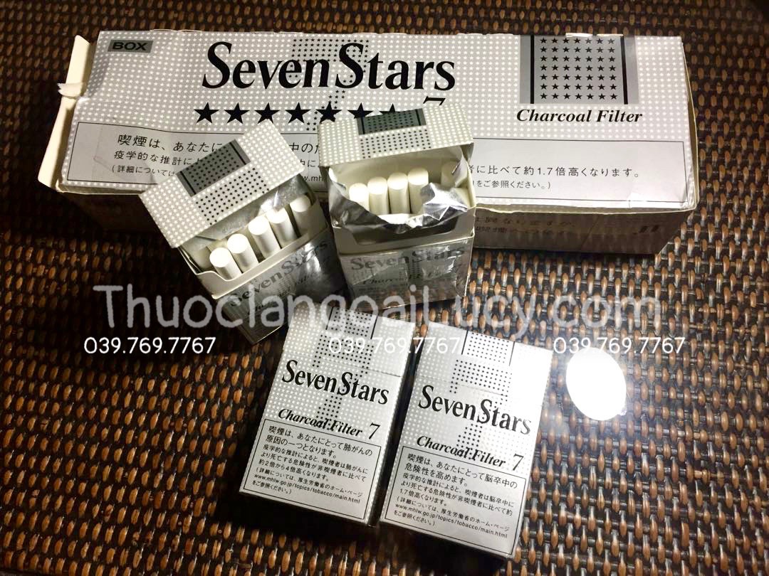Thuốc lá Seven Star, Seven Star, Thuốc lá Seven Star Nhật Bản, Seven Star Nhật Bản, thuốc lá 7 viên ngọc, thuốc lá 7 ngôi sao, thuốc lá Seven Star Charcoal Filter, Thuốc lá Seven Star Soft pack, thuốc lá Seven Stả gói cứng, thuốc lá Seven Star 7, Thuốc lá Seven Star 10, thuốc lá Seven Star Nicotin 0.6mg Tar 7mg, Thuốc lá Seven Star Tar 10mg Nicotin 0.9mg, Thuốc lá Seven Star Tar 1.2mg Nicotin 14mg