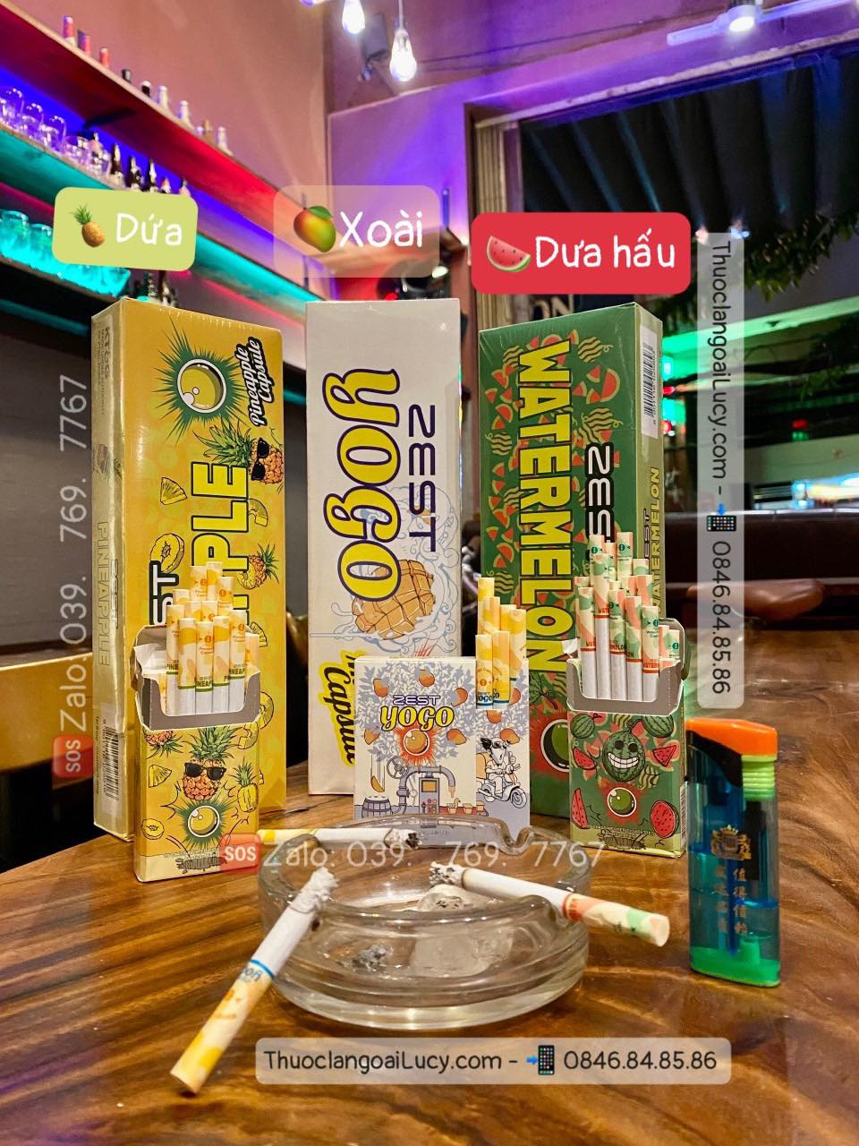 Thuốc lá Zest, THUỐC LÁ  ZEST MARULA + ZEST YOGO + ZEST PINEAPPLE + ZEST WATERMELON + ZEST TRẮNG, zest Hàn Quốc, Thuốc lá Zest Hàn Quốc