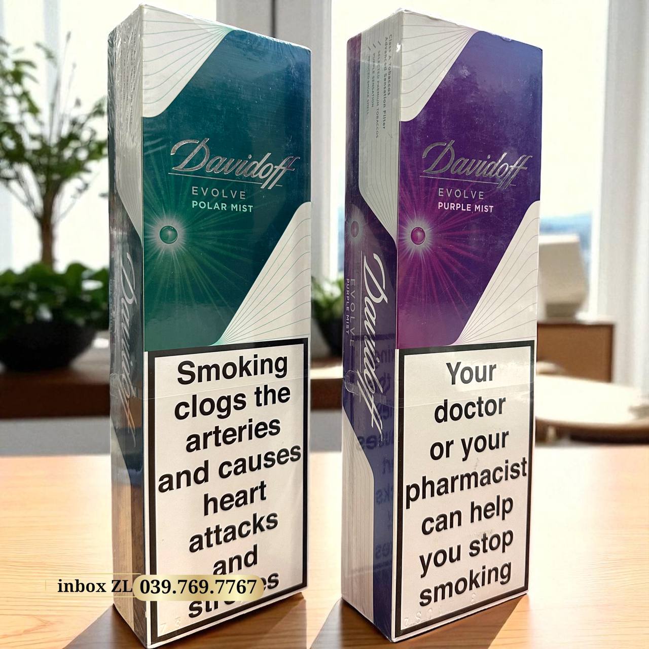 Thuốc lá Davidoff Evolve Purple Mist và thuốc lá Davidoff Evolve Polar Mist, Thuốc lá Davidoff Evolve, Thuốc lá Davidoff Đức, Thuốc lá Davidoff chính hang, Thuốc lá Davidoff viên bấm tím, thuốc lá Davdoff viên bấm xanh, thuốc lá Davdioff Nho, Davidoff
